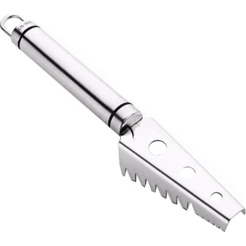 Fish Scale Remover, Fish Scales Scraper with 304 Stainless Steel Sawtooth for Fast Scales Peeling