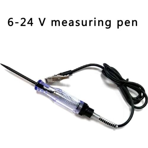 Universal Auto Car Truck Motorcycle Circuit Voltage Tester Test Pen DC 6V-24V Electrical Automotive Tester Detector Repair Tool
