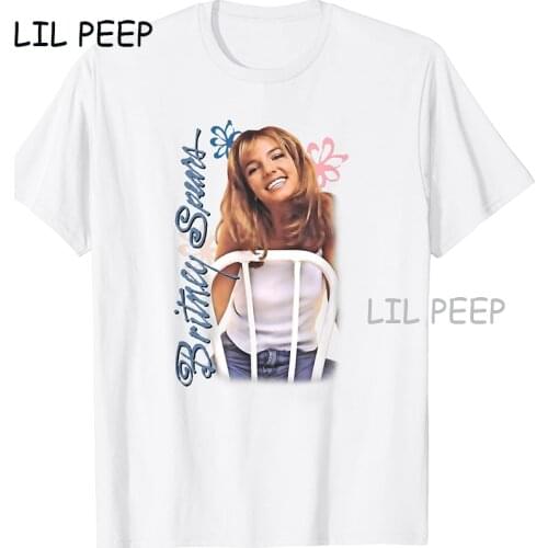 Vintage Britney Spears-Baby One More Time White Woman/Men Tee T-Shirt short sleeve Ullzang Style Girlfriend 90s Clothes