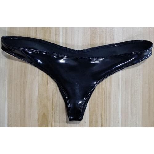 Plus Size XXL Latex Leather Panties Women Thongs And G Strings Kawaii Tanga String Femme Underwear Lingerie Bragas Mujer Thong