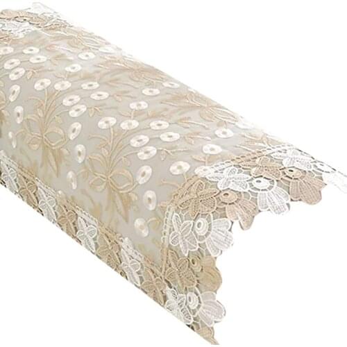 1 Pack Lace Sofa Cover, Embroidery Back Couch Covers Furniture Protector Table Cover (60X70CM/23.6X27.6Inch)