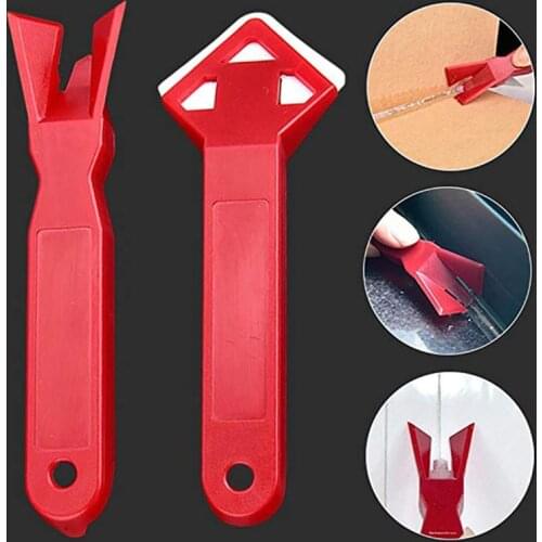 2pcs/Set Mini Floor Cleaner Tile Surface Glue Residual Shovel Spatula Beauty Handmade Tool Home Improvement Scraper Utility