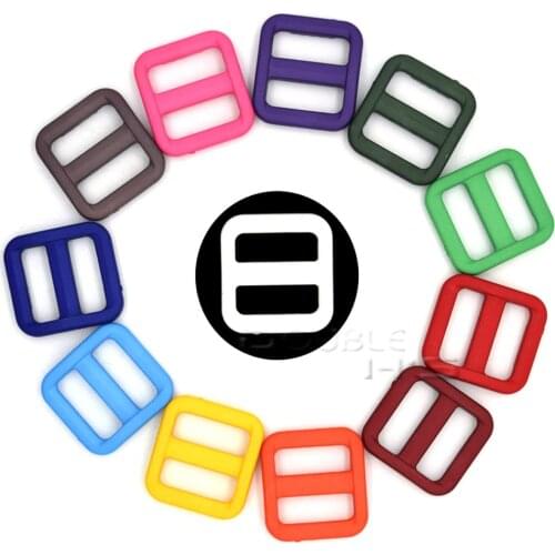 20pcs/lot 5/8" Colorful Triglides Adjust Buckle For Dog Collar Harness Backpack Strap Webbing 15mm