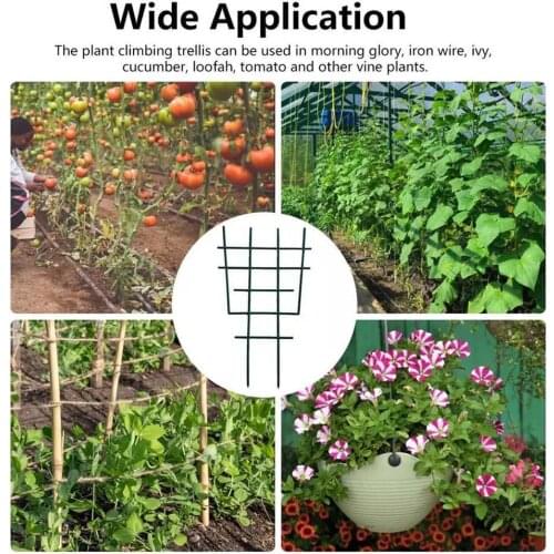 6Pcs Plant Plastic Support Brackets Climbing Trellis Flower Stands Garden Tool