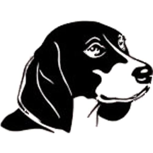 8*10.8CM Car Styling Lovely Dog Portrait Window Decorative Decals Classic Fashion Car Sticker S1-0031