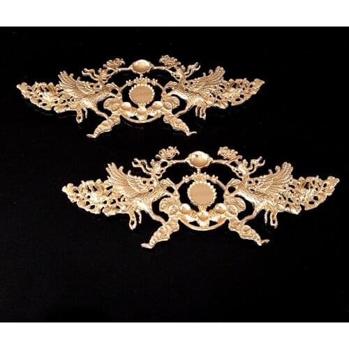 10 PCS 130x50mm Retro Alloy Accessories For Headwear Decorations DIY Jewelry Making