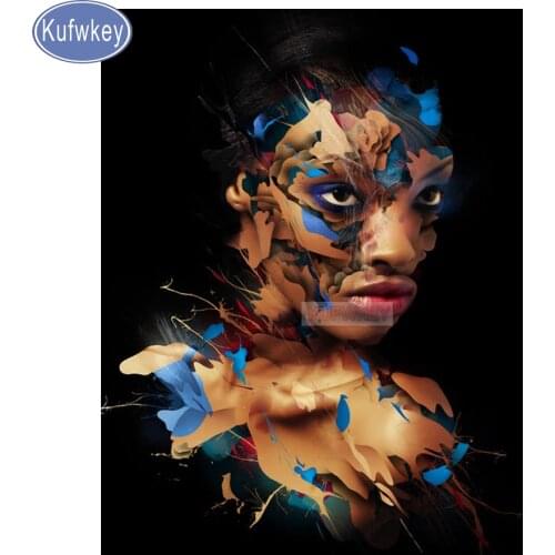 Diamond Painting Africa woman 5D resin Square/round Diamond Embroidery sale Full Mosaic pattern diamond Picture art home decor