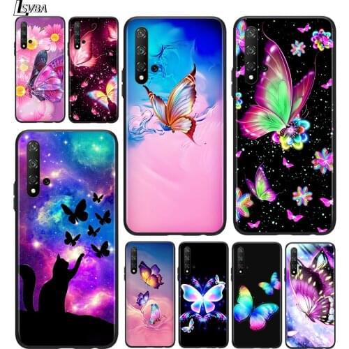 Beautiful Colorful Butterfly Art for Huawei Honor 9C 9A 9S 9X 9N 9i 9 V9 8S 8C 8X 8A 8 7S 7A 7C Lite Pro Phone Case