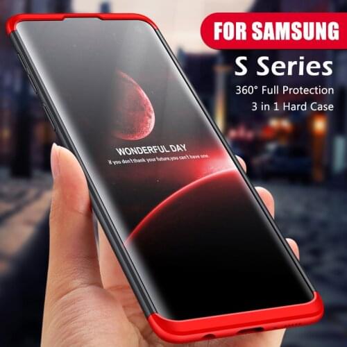 GKK Full Body Cover Case For Samsung S10 5G S10e S8 S9+ Full Cover Shockproof Shell for Samsung Note 9 Note 10 Plus Cases