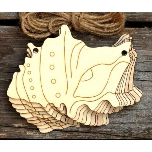 Wooden Sea Shell Coral Craft Shapes Plywood