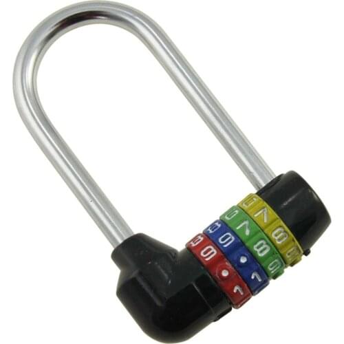 Long 4 Digit Number Code Dial Combination Padlock Security Safety Lock
