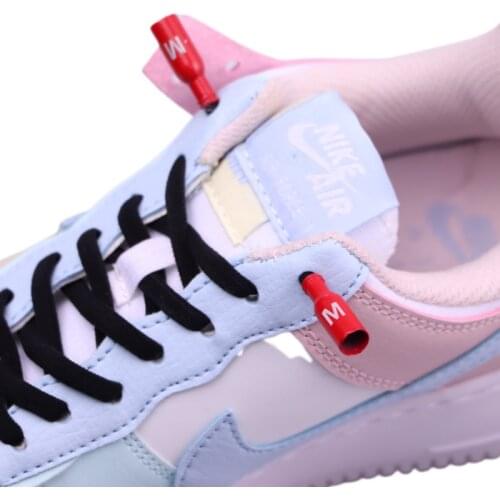 Elastic No Tie Shoelaces Semicircle Shoe Laces Kids Adult Sneakers Off Shoelace White Quick Lazy Metal Lock Laces Shoe Strings
