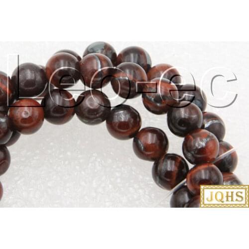 Natural 6mm round red Tiger Eye Stone Loose Beads for Jewelry Making Strand 15" DIY v1651