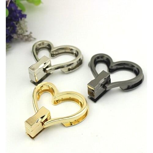 Metal Bag Lock Clasp Swivel Twist Turn Locks Buckles DIY Handbag Purse Hardware Clasps Closure Bags Replace Accessories