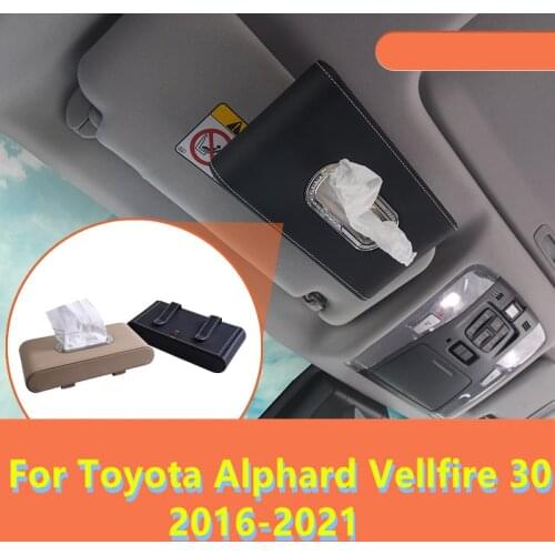 Modified special car storage box card storage box Interior decoration Auto Accessories For Toyota Alphard Vellfire 30 2016-2021