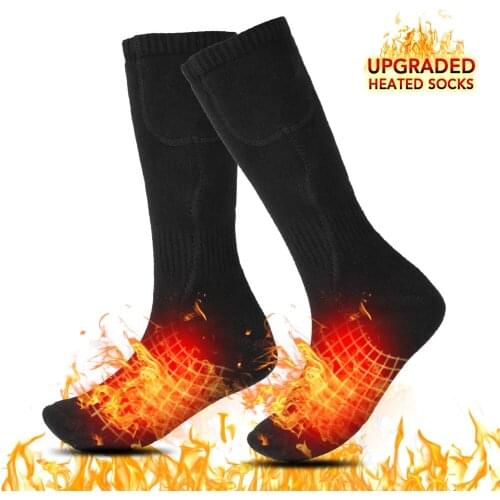 Heated Socks Electric Heating Socks Battery Operated Warm Ski Socks Rechargeable Winter Skiing Cycling Thermal Sock snow walking