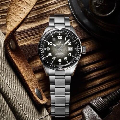 2020 New PAGANI DESIGN Mechanical Watches For Men Brand Luxury Automatic Watch Men 100M Waterproof Wrist Watch Men Japan NH35A