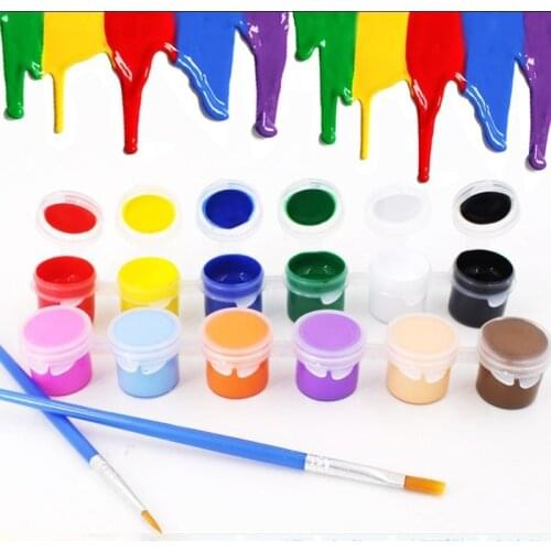 12 Colors Watercolor Pigment Graffiti Painting Drawing Set Paint Brushes For Artist Oil Acrylic Painting Art Supplies 03161