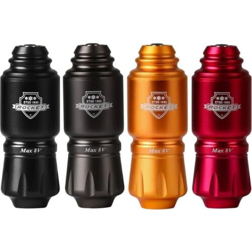 RCA Interface Plug Professional Rechargable Mini Wirelss Tattoo Machine Motor Rotary Tattoo Pen Machine Tattoo Tool 27RC