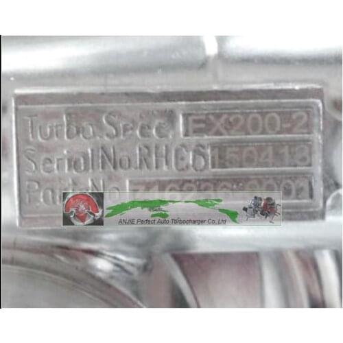 RHC6 114400-2710 716236-0001 716236 VA240044 CI89 Turbo For HITACH EX200-2 EX200-3 Excavator 6BD1T 6BD1-T