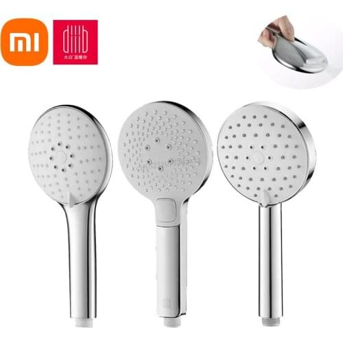 New 2020 Youpin Diiib 3 Modes Handheld Spray One Key Boost Shower Head Hose Set Water Hole with Powerful Massage Shower