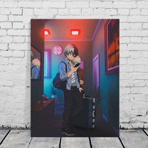 Shoto Todoroki Katsuki Bakugo My Hero Academia BNHA Home Decor Canvas Painting Wall Living Room Decoration Art Posters Prints