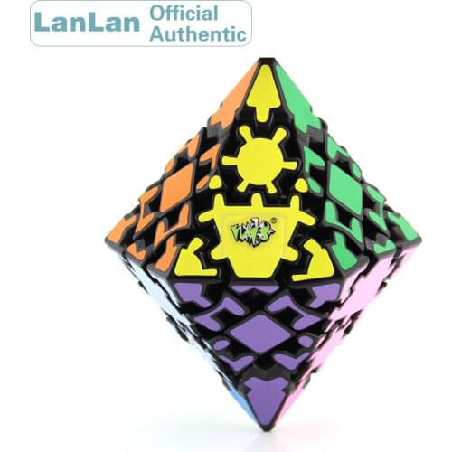 LanLan Gear Dodecahedron Cone Rhombic Magic Cube Professional Neo Speed Puzzle Antistress Educational Toys For Children