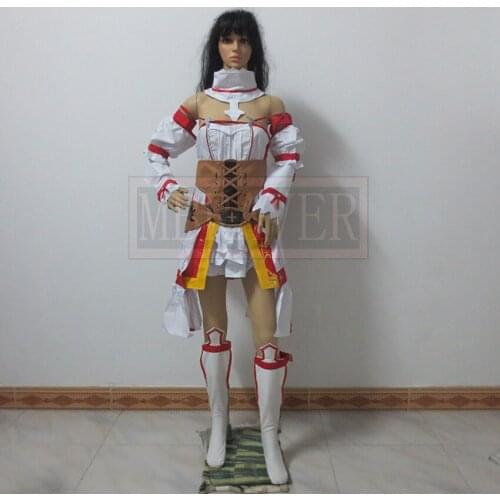 Sword Art Online Hollow Realization Asuna Cosplay Costume Halloween Uniform Outfit Customize Any Size