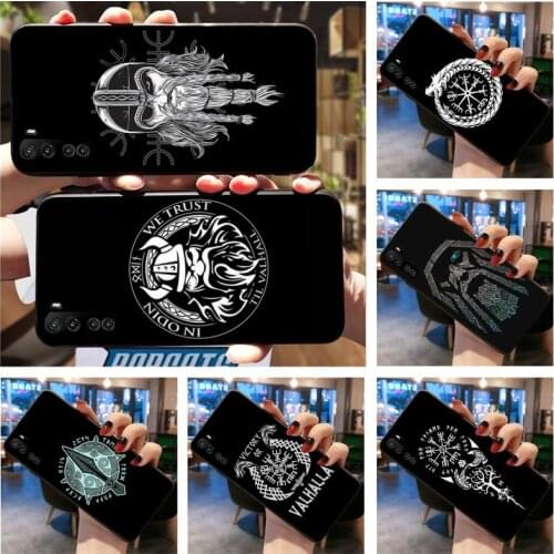 Viking Vegvisir Odin Nordic Phone Case For Huawei Nova 6se 7 7pro 7se honor 7A 8A 7C 9C Play