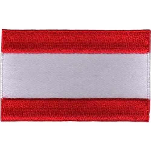 Tahiti Embroidery Flag Patch/Embroidered Badges Made by Twill with Heat Cut Broder with Iron On Custom MOQ50pcs Free Shipping