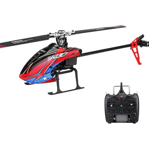 XK K130 2.4G 6CH Brushless 3D6G System Flybarless RC Helicopter RTF Compatible with FUTABA S-FHSS-RTF