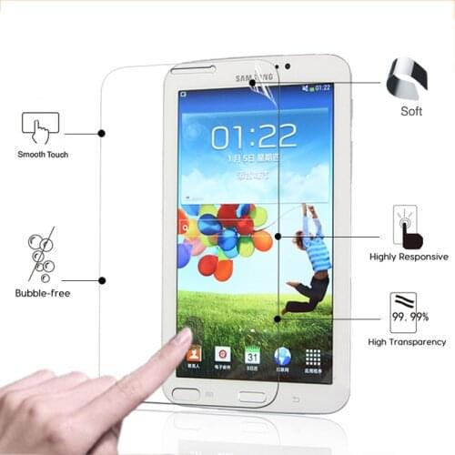 HD LCD Anti-Scratched Screen Protector Film For Samsung Galaxy Tab 3 T210 T211 p3200 p3210 7.0" clear glossy protective film