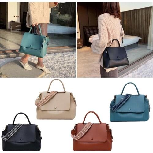 Medium PU Leather Womens Crossbody Bag Waterproof Purse Cross Body Bag
