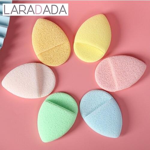 1Pcs Sponge Cosmetic Puff Natural Exfoliating Face Wash Cleansing Puff Water Drop Shaped Make Up Puff Face Wash Cleaning Tools