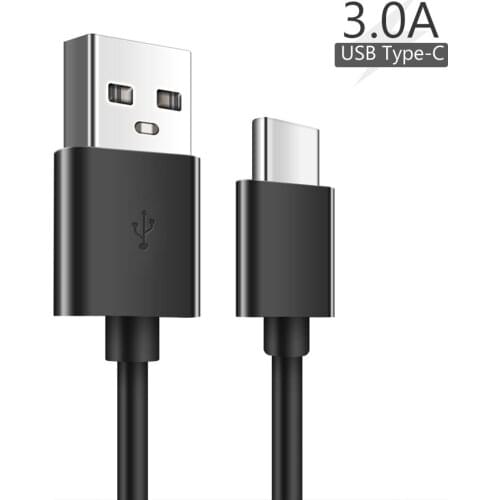 25/100/150/200/300cm USB C Type C Cable 3A Quick Charge Cable Data Cord For Samsung S9 S9+ S8 Plus Xiaomi Redmi Not 8 10 Huawei