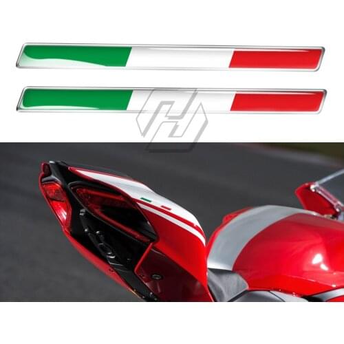 3D Italy Sticker Motorcycle Tank Decals Italia Resin Stickers Motorbike Body Decal