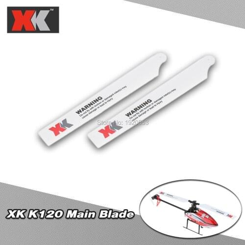 Wltoys K120-001 Main Rotor Blades Propeller Spare Parts For Wltoys XK K120 RC Romote Control Helicopter