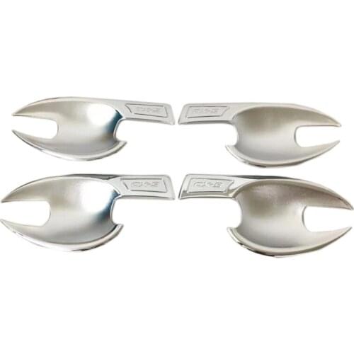 ABS Chrome Exterior Side Car Door Handle Bowl 4pcs for Mazda CX-5 CX5 2017 2018 Car styling accessories