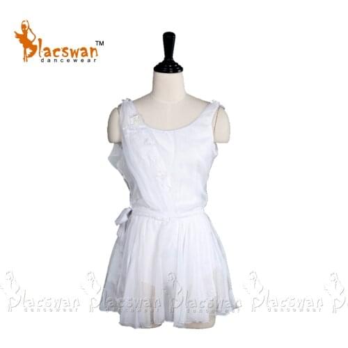 Cupid ballet Dress Professional Ballet Costume White Fading Chiffon Ballet Stage Costume Adult Girls Ballet Attire Clothing