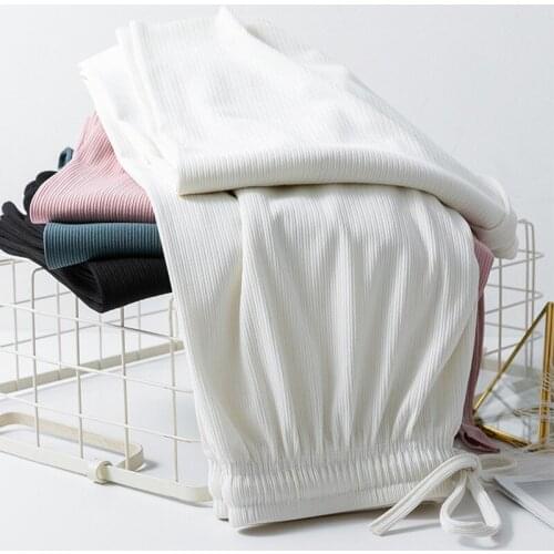 Spring and summer new Shernell ice cream pants high waist show thin broad-legged pants cargo pants women streetwear women