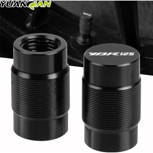 For YAMAHA YBR 125 YBR125 2007-2012 2011 2010 2009 Motorcycle Aluminum Accessorie Wheel Tire Valve Stem Caps CNC Airtight Covers