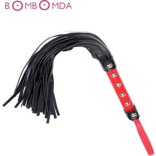 Erotics PU Leather Whip Fetish Slave Bondage Flogger Spanking Sex Whip BDSM Sex Toys For Women Man Couples Adult Games Sex Shop