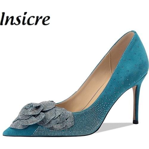 Замшевые туфли-лодочки Insicre China At AliExpress