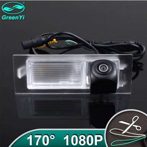 GreenYi HD AHD 1080P 170 Degree Fisheye Lens Vehicle Rear View Camera For For Jeep Renegade BU Fiat Tipo Egea 2015-2019 Car