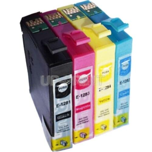 UP 4x T1281 -T1284 ink cartridge Compatible for Epson Stylus S22 SX125 SX420W SX425W SX235W SX130 SX435W SX230 printer