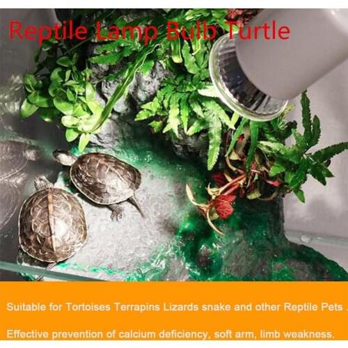 HiMISS UVB 3.0 Reptile Lamp Bulb Turtle Basking UV Light Bulbs Heating Lamp Amphibians Lizards Temperature Controller