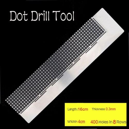 DIY Diamond Painting Ruler Diamond Art Accessories 5D Diamond Embroidery Painting Tools Stainless Steel Point Drill Gird Ruler