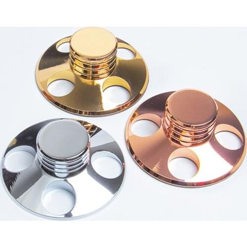 LP Record Disc Turntable Clamp Stabilizer Brass Gold plated HI-End Grade