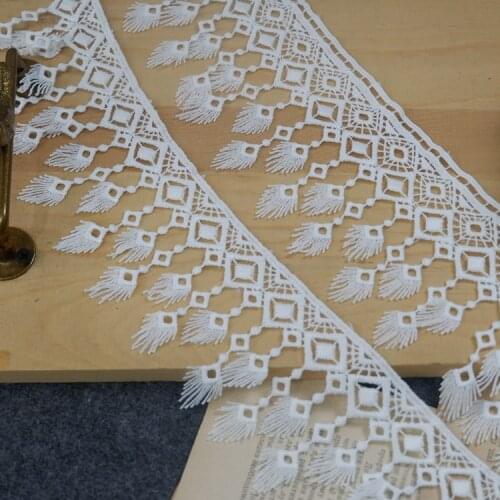 High-ethnic style hollow tassel clothing stitching material DIY skirt wedding dress veil stitching lace accessories