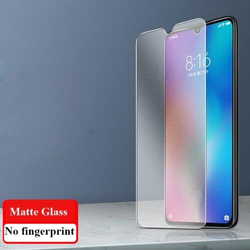 Matte Frosted Tempered Glass for Xiaomi Mi 9 Pro 9SE Mi 9 Lite Screen Protector for Xiaomi Mi 9 Explorer No Fingerprint Glass